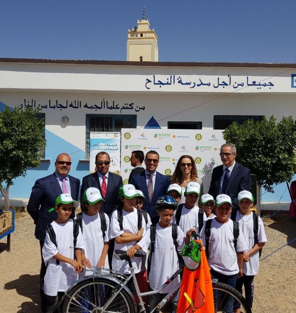 Vivo Energy Maroc : Distribution de vélos et de cartables pour les enfants démunis
