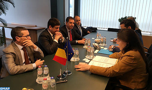 M. Bakkoury s’entretient à Bruxelles avec la ministre belge de l’Énergie