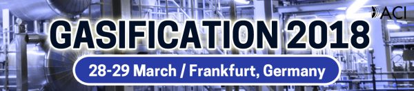 Gasification 2018, 28 - 29 mars 2018 | Francfort - Allemagne