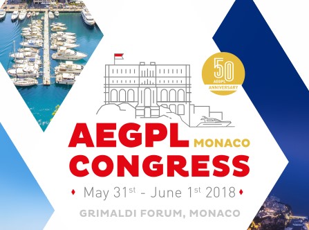 Congrès AEGPL à Monaco, du 31 Mai au 1er Juin 2018