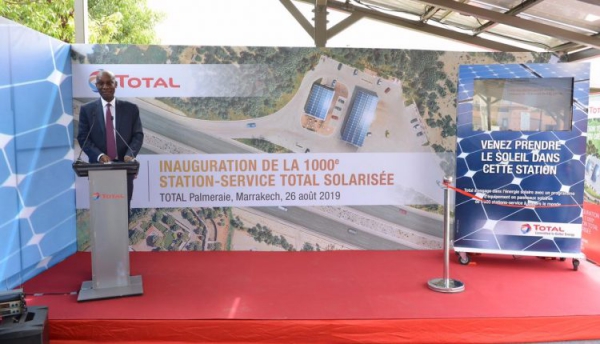 Total inaugura sa 1000e station-service solarisée à Marrakech