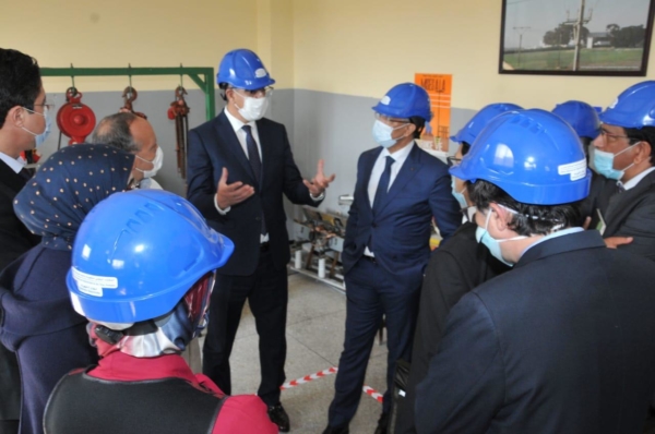 M. Rabbah visite le centre des sciences et techniques de l'électricité de l'ONEE