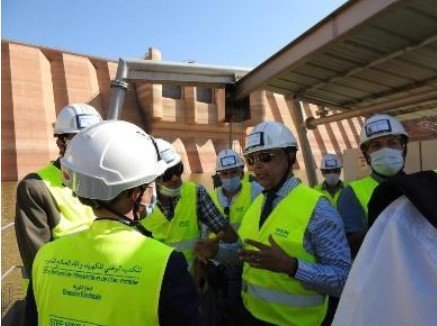 ONEE : Visite au chantier de construction de la Station de Transfert d’Energie par Pompage (STEP) d’Abdelmoumen