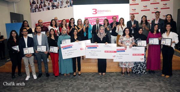 Trois jeunes femmes primées lors de la 3e édition du Challenge Startupper de l’Année par TotalEnergies