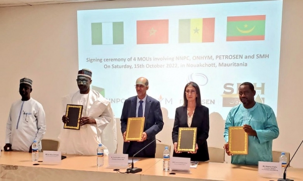Signature à Nouakchott de deux Mémorandums d'entente sur le gazoduc Nigéria-Maroc