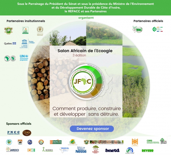 5e édition du Salon international annuel de la transition écologique et du développement durable Les 12 et 13 mai 2023 à Abidjan