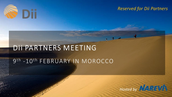 Dii Partners’ meeting à Dakhla Les 9 et 10 février 2023 par Dii Desert Energy et Nareva