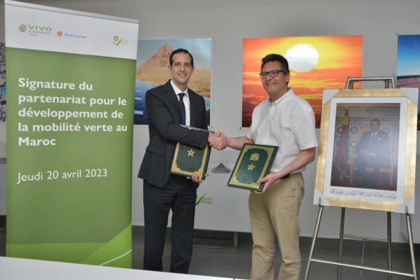 Vivo Energy Maroc et Green Energy Park s’allient pour le développement de la mobilité verte 