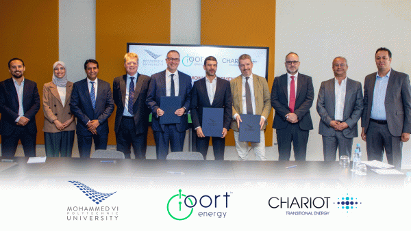 Chariot, UM6P et Oort Energy concrétisent leur projet pilote d’hydrogène vert