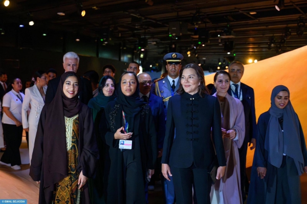 SAR la Princesse Lalla Hasnaa visite le pavillon "The UAE House of Sustainability" et le Pavillon du Maroc