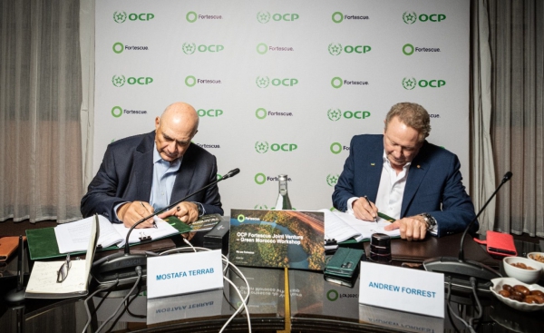 OCP-Fortescue : une joint-venture pour développer l’énergie verte au Maroc