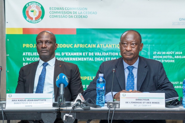 Abidjan : Atelier régional sur l'accord intergouvernemental et l’accord pays hôte du projet du Gazoduc africain atlantique