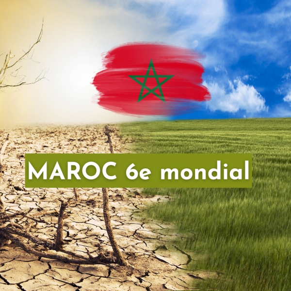 Changement climatique : Le Maroc, 6e au classement mondial CCPI-2026