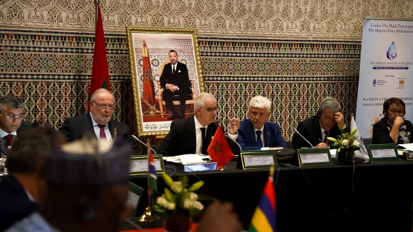 19&egrave; Congr&egrave;s Mondial de l'eau : Adoption de la "D&eacute;claration de Marrakech", un appel &agrave; &eacute;lever l'eau au rang de priorit&eacute; mondiale