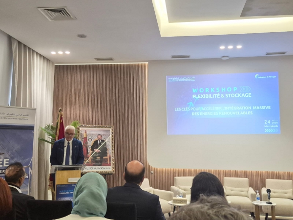 F&eacute;d&eacute;ration de l’Energie – ONEE : Workshop sous le th&egrave;me &laquo; Flexibilit&eacute; et stockage : Les cl&eacute;s pour acc&eacute;l&eacute;rer l’int&eacute;gration massive des ENR &raquo;